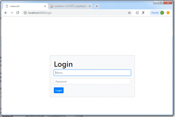 Membuat Login Dengan Vue Js Dan Codeigniter Malas Ngoding 6944