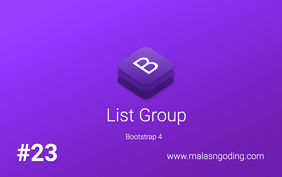 list group bootstrap 4